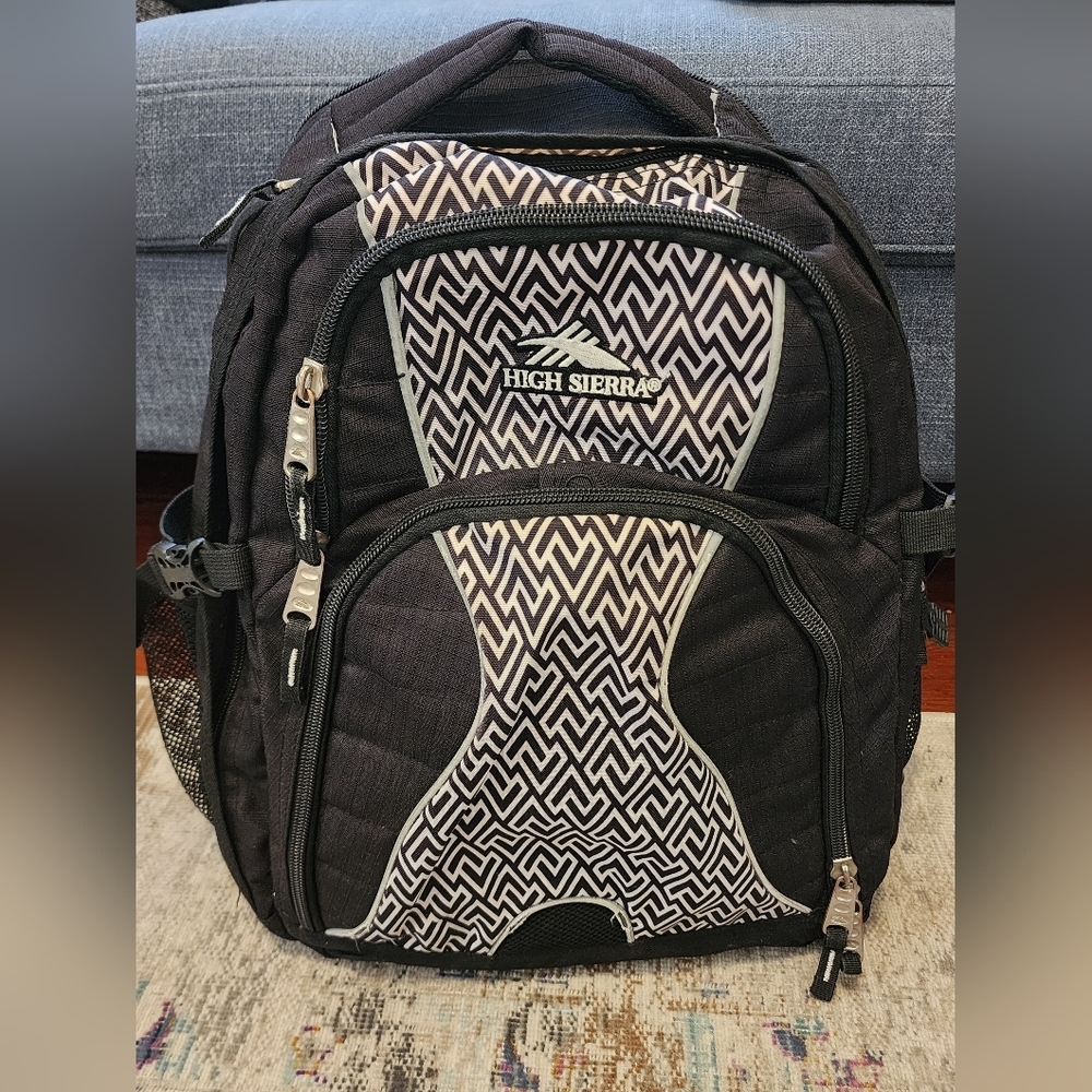 High Sierra Black and Gray Women's Backpack